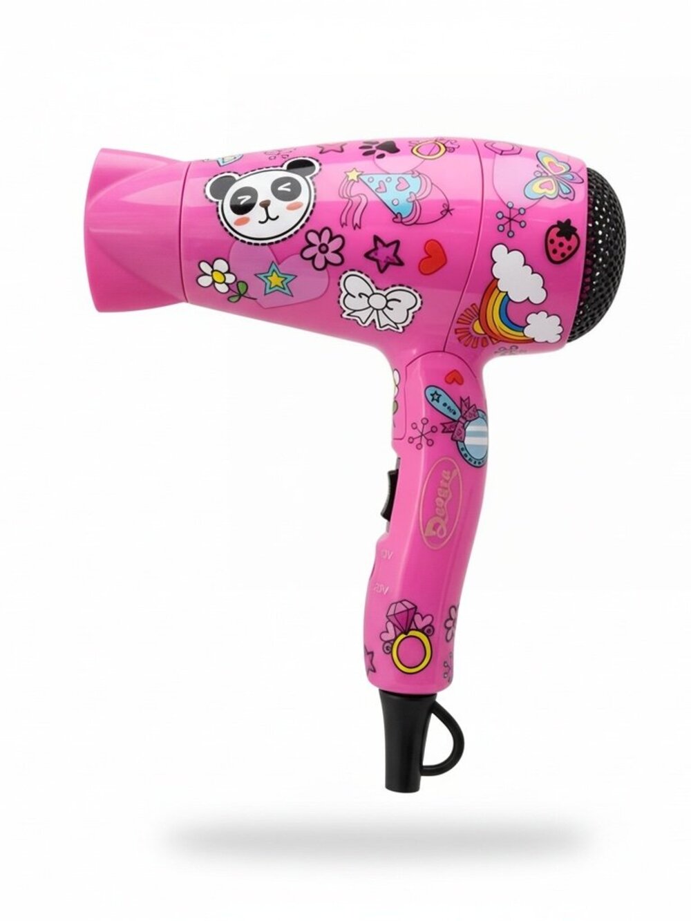 Deogra, Beautiful Cartoon Patterns Kids Travel Hair Dryer, Compact 1000 Watts